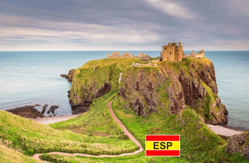 St Andrews, Dunnottar Castle & Falkland Tour in Spanish - Key Points