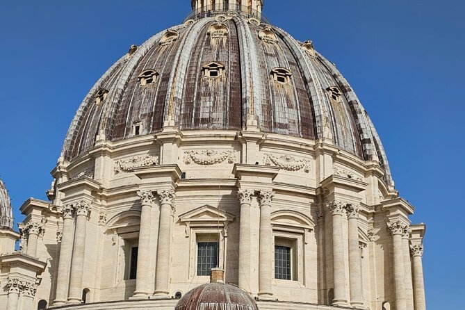St. Peters Basilica Dome to Underground Grottoes Tour - Key Points