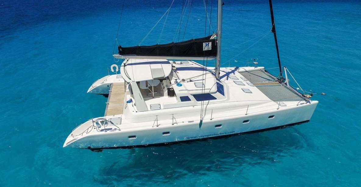 st thomas private 50 foot voyage 500 catamaran sail St. Thomas: Private 50-Foot Voyage 500 Catamaran Sail