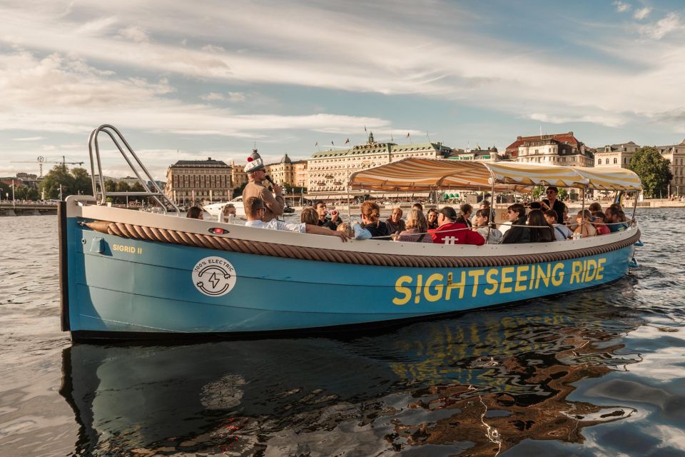 Stockholm: City Sightseeing Open Electric Boat Tour - Key Points