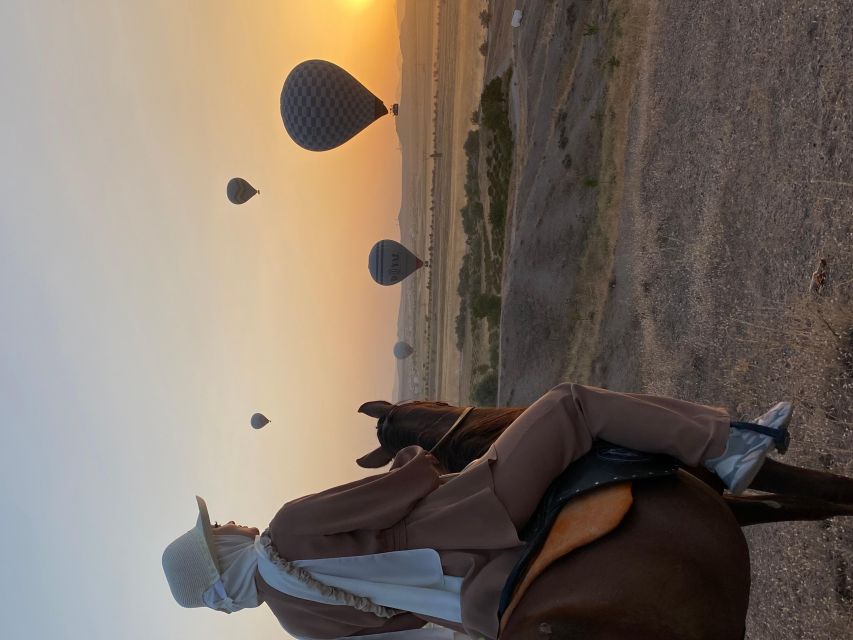 Sunrise TıMe Horse Riding Tour With Hot Air Balloons - Key Points