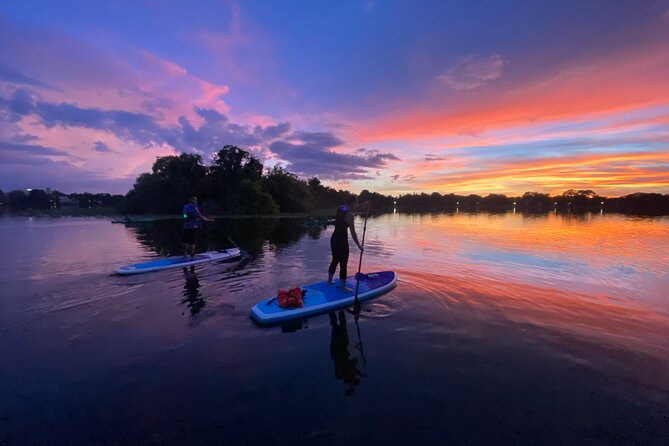 Sunset Clear Kayak or Clear Paddleboard in Orlando - Key Points