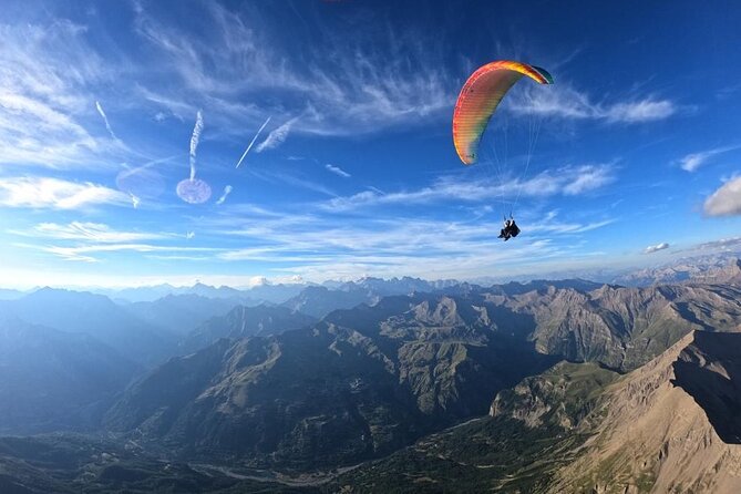 Tandem Flight Paragliding Orcières Merlette Ecrins National Park - Key Points