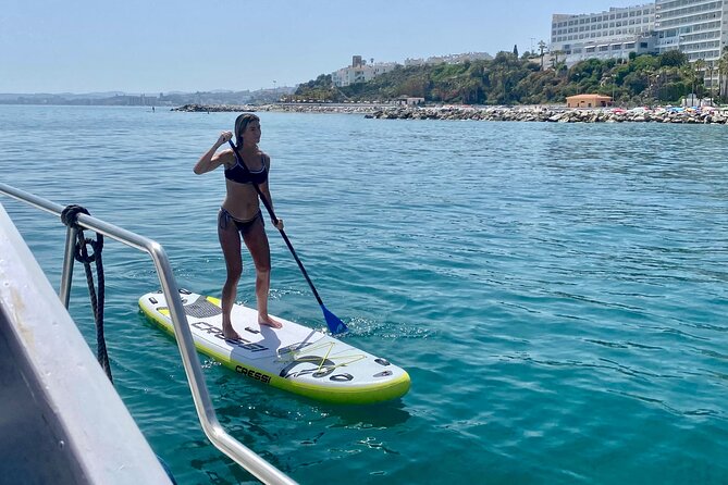 Tour on Boat Along the Coast of Benalmadena With a Lot of Sea Activities!! - Tour Highlights