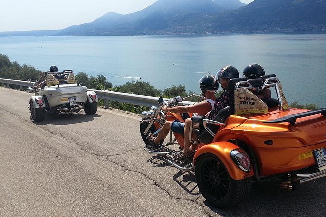 Trike/Ryker Guided Tour 2h on Garda Lake (1 Driver up to 2 Pax) - Key Points
