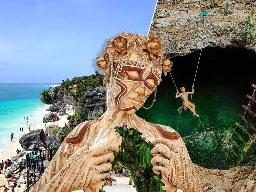 Tulum: Mayan Ruins, Statue Ven a La Luz, and 4 Cenotes Tour - Key Points
