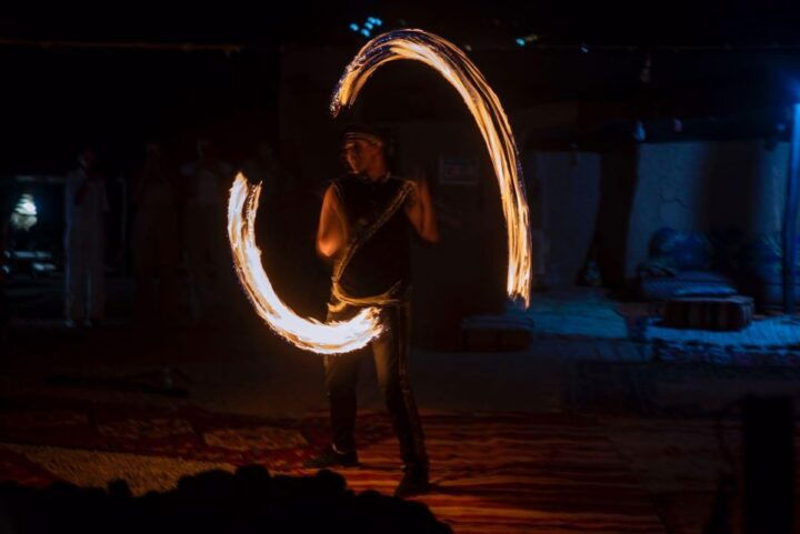 Typical Dinner With Moroccan Show Under the Sky - Key Points