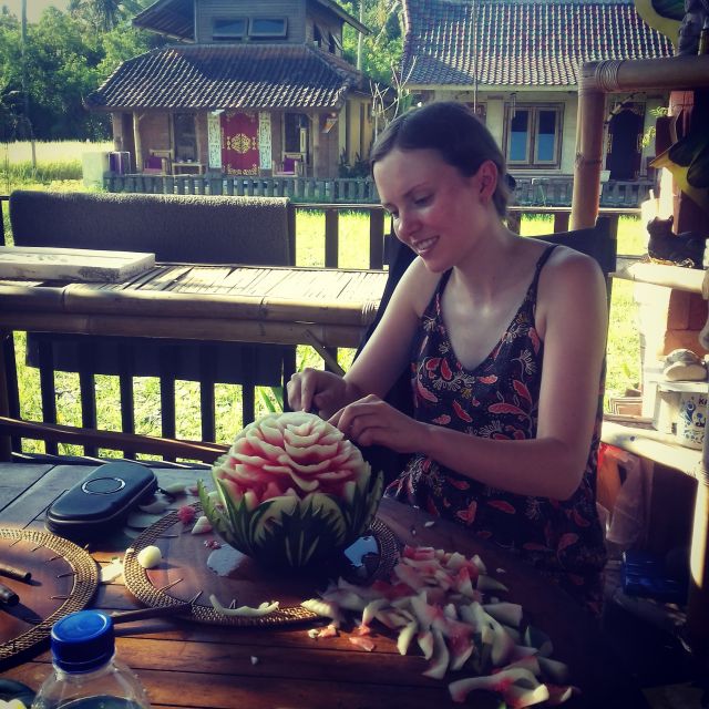 Ubud: Three- Hour Balinese Decorative Fruit Carving Class - Key Points