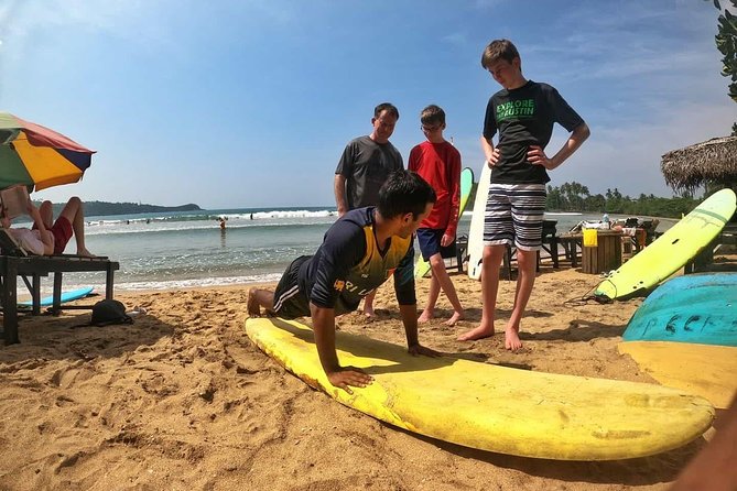 Unawatuna Private Beginners Surfing Lesson  - Galle - Key Points