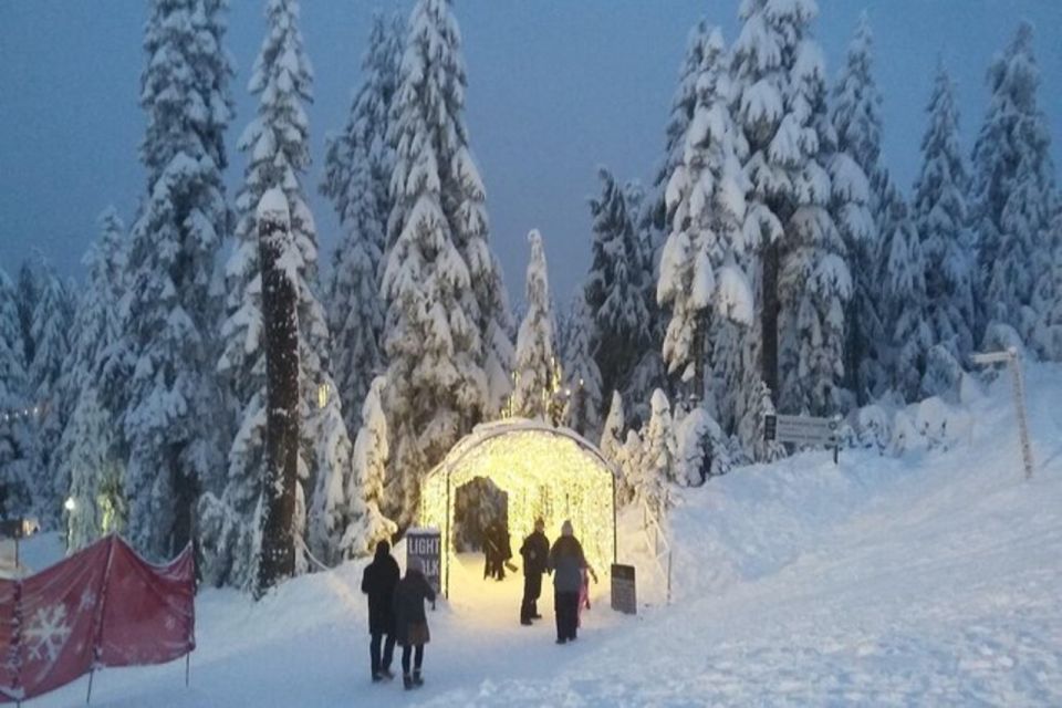 Vancouver Capilano Canyon Light&Peak of Christmas in Grouse - Key Points