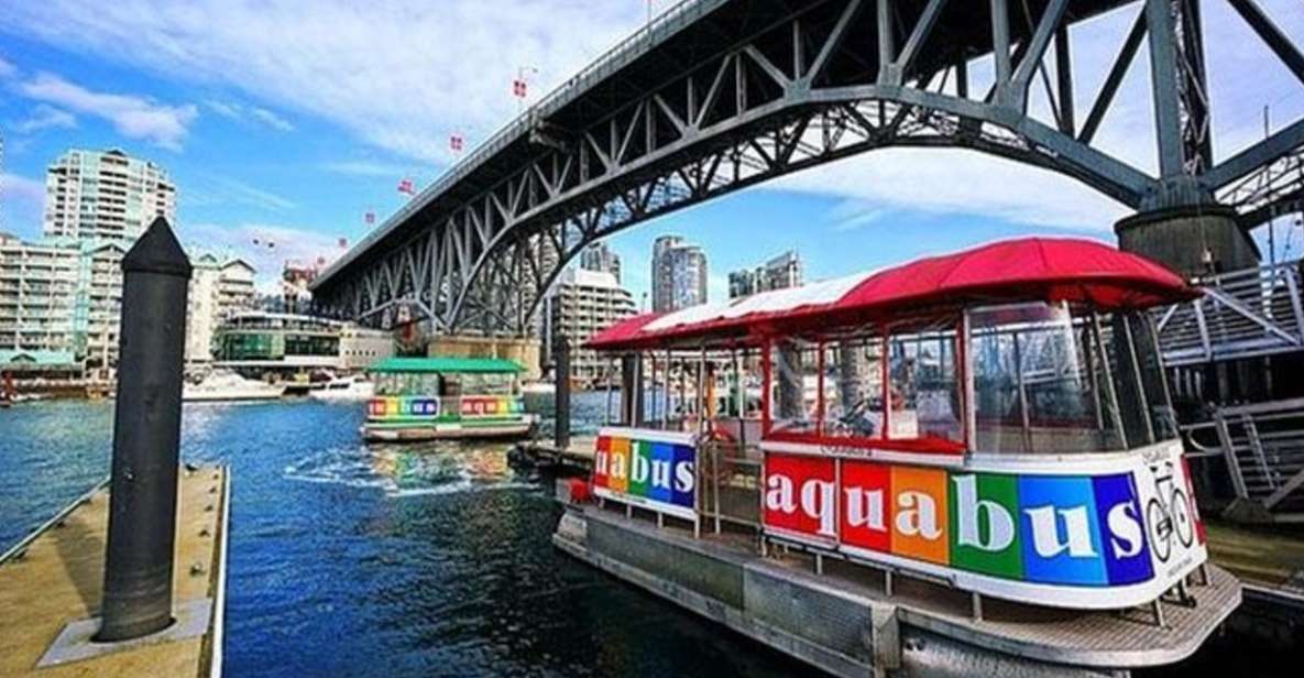 Vancouver City Sightseeing & Aquabus False Creek Ferry Ride - Key Points