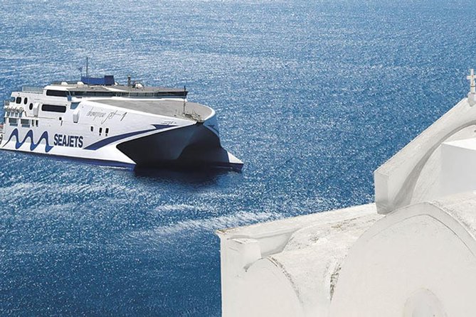 VIP Ferry Ticket From Piraeus Port to Mykonos & Private Transfer Included - Key Points