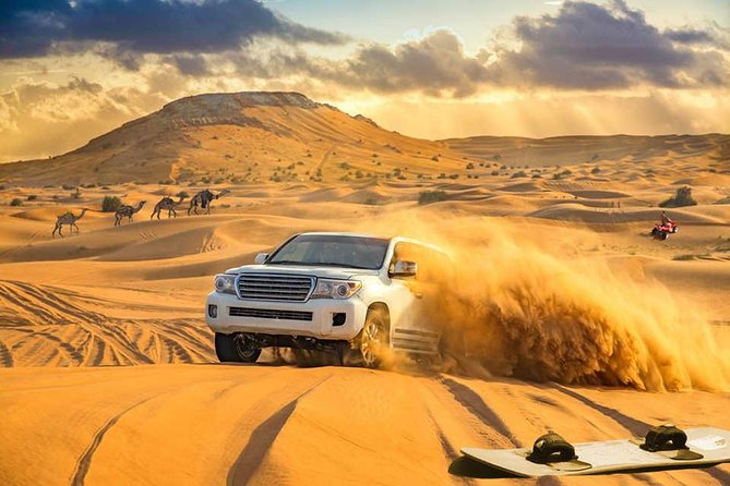 VIP Red Dunes Desert Safari ,BBQ Dinner, Belly Dance & Fire Show - Key Points