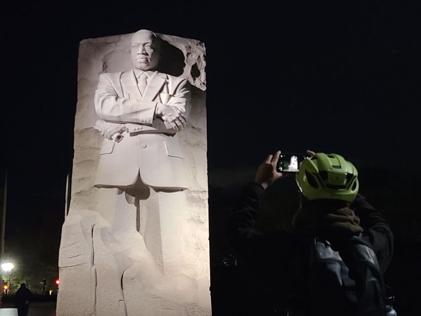 Washington DC Monuments by Night Bike Tour - Key Points
