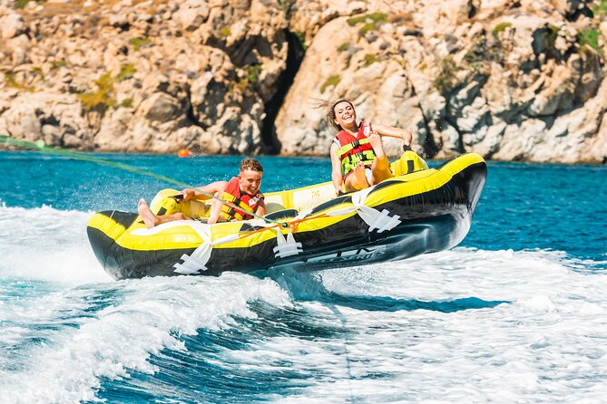 Water Tubing in Mykonos With Instructor and Speedboat Rider - Key Points