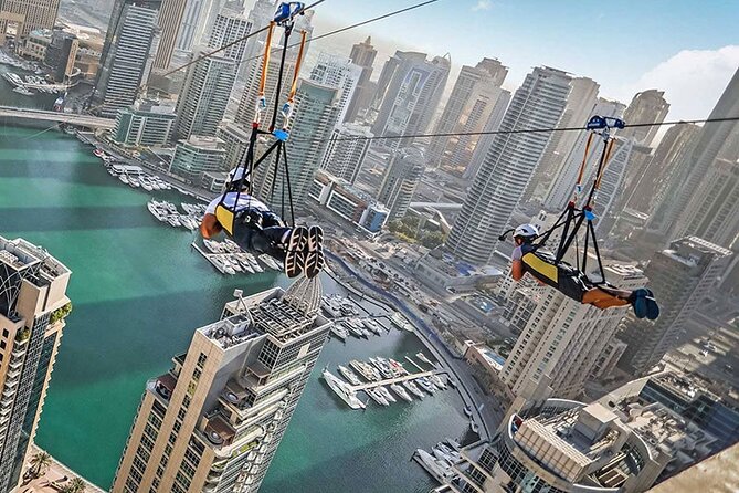 Xline Dubai Marina Zipline Experience With Transfers Option - Key Points