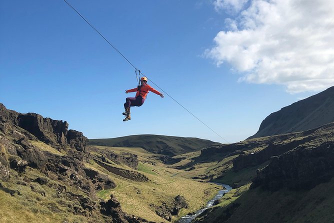Zipline and Hiking Adventure Tour in Vík - Key Points