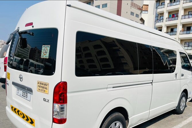 1 10 14 seater toyota haice tourist minivan rental dubai 10 - 14 Seater Toyota Haice Tourist MiniVan Rental Dubai