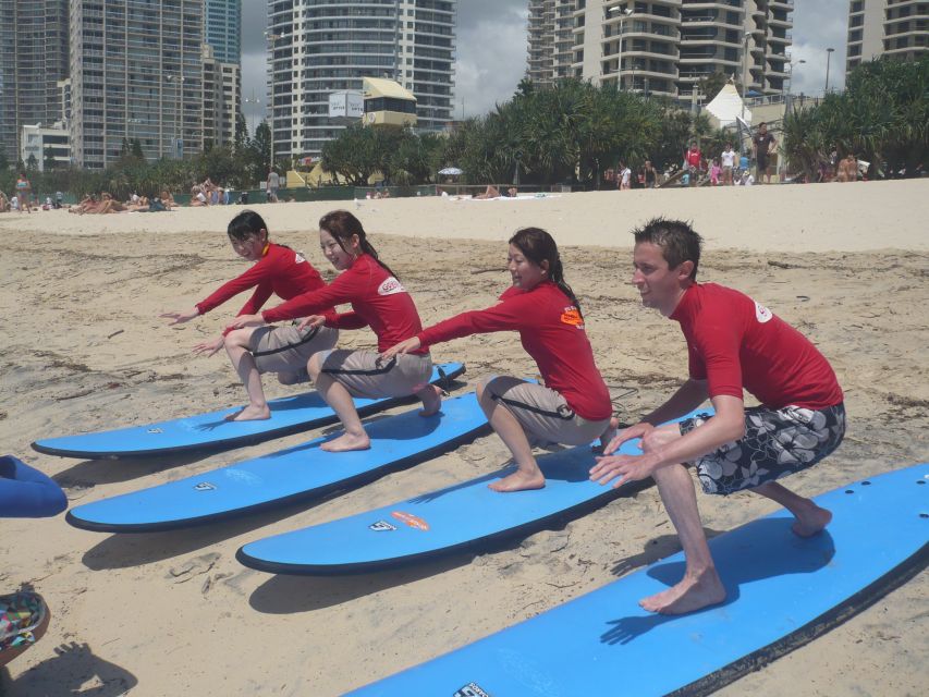 1 2 hour group surf lesson at broadbeach on the gold coast 2-Hour Group Surf Lesson at Broadbeach on the Gold Coast