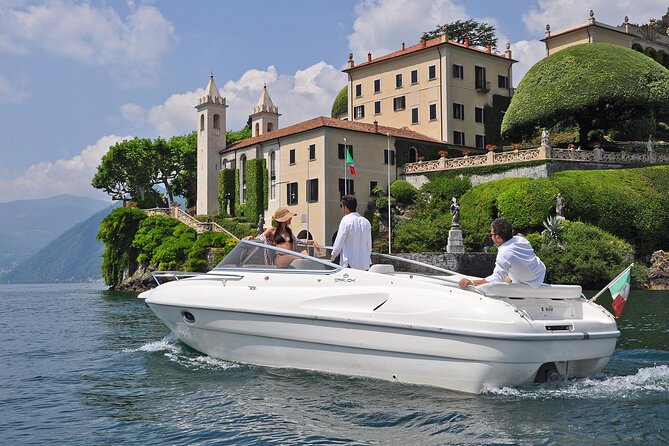 2 Hours Private Guided Boat Tour on Lake Como