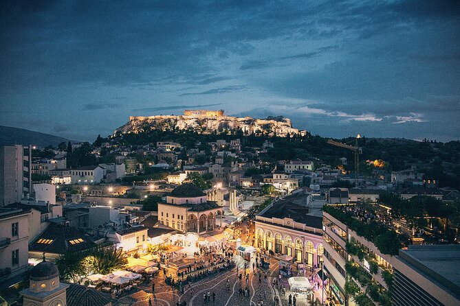 3-Hour Shared Nightlife Private Tour in Athens