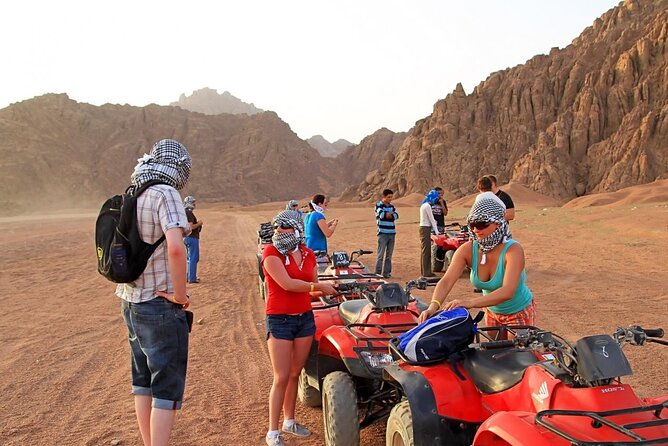 3 Hours Hurghada Desert Safari on Quad Bikes With Camel Ride