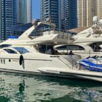 1 3 hours yacht azimut 62ft with 2 jetski in marina mall dubai 3 Hours Yacht Azimut 62ft With 2 Jetski in Marina Mall - Dubai