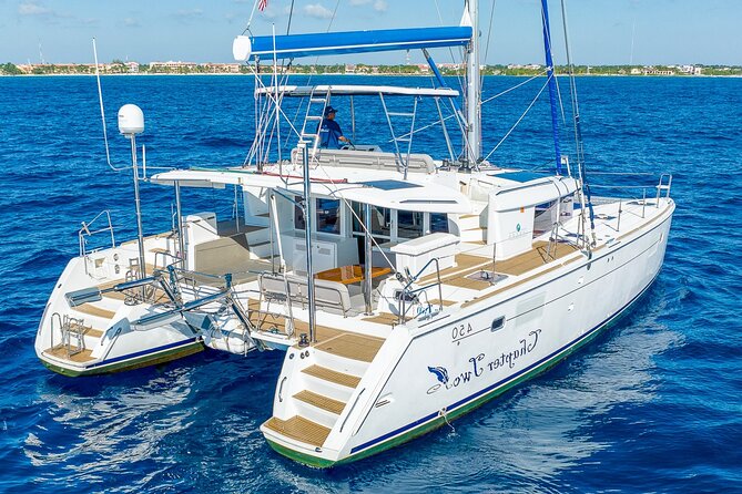 4-Hour Private 45 Luxury Catamaran Tour With Food, Drinks, and Snorkel