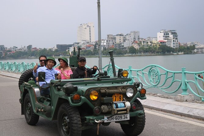 4 Hours and 30 Minutes Historical Hanoi Army Jeep Tour