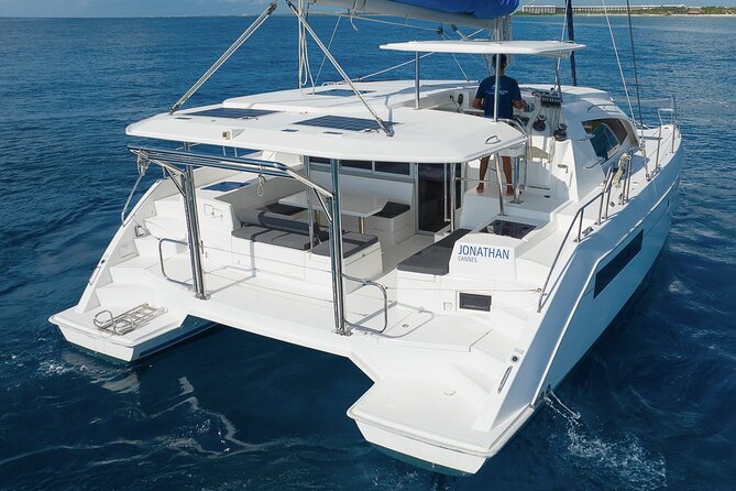 5-Hour Private 40 Luxury Catamaran 2-Stop Tour W/ Food, Open Bar & Snorkeling