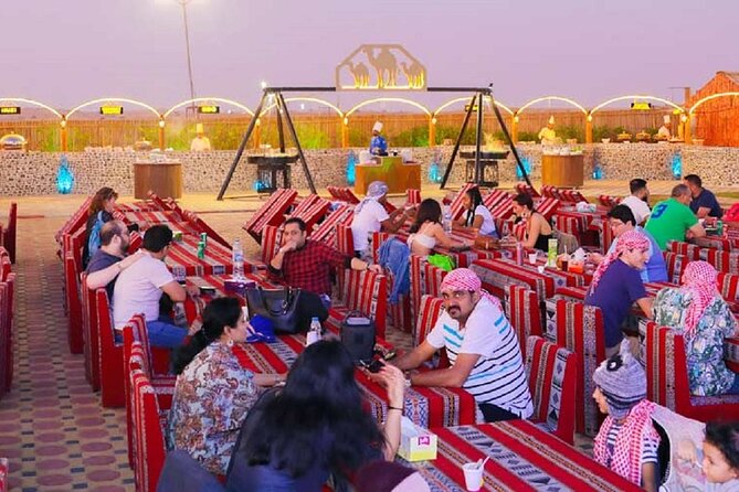 6-Hour Luxury Evening Dubai Desert Safari – BBQ Dinner Live Shows