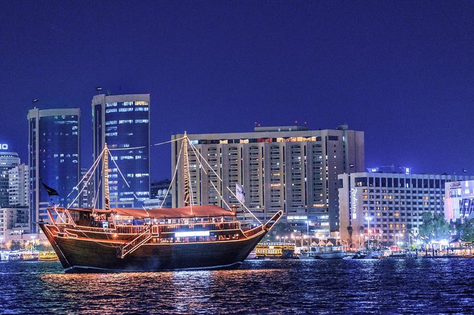 Abu Dhabi Dhow Dinner Cruise- Romantic Evening With Authentic Arabic Cuisine
