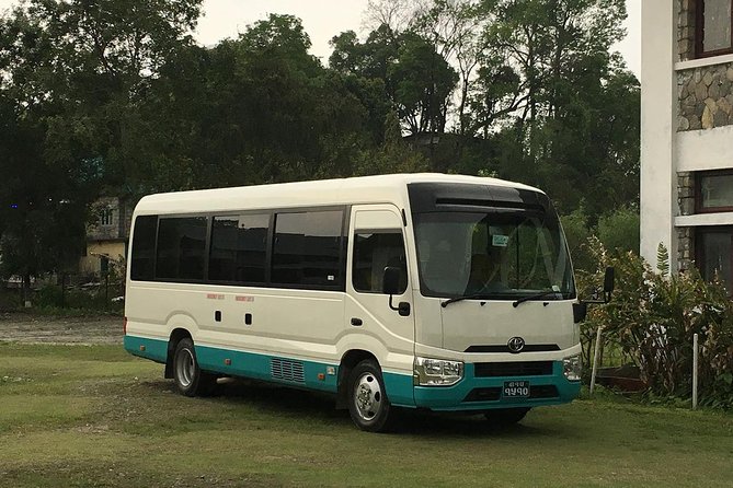 1 ac toyota coaster deluxe coach kathmandu to pokhara Ac Toyota Coaster Deluxe Coach Kathmandu to Pokhara