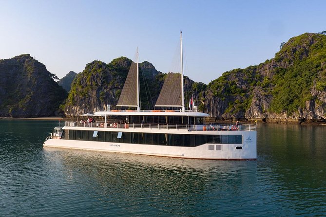 Aclass Jade Sails Cruise 1 Day Trip Halong to Lan Ha Bay