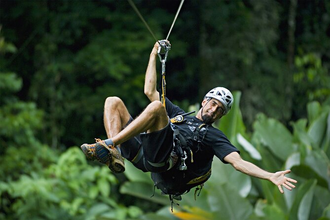 Adventure Combo- Rafting 5 Km, Flying Fox, Jungle Walk With Thai Lunch on Sale