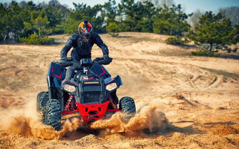 Agadir or Taghazout: Beach and Sand Dune Quad Biking W/Tea