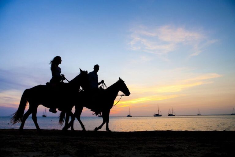 Agadir: Sunset Horse Ride With Dinner