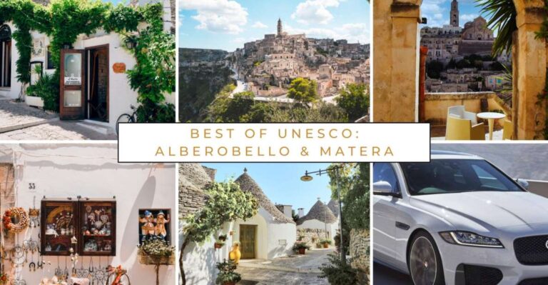 Alberobello & Matera in 1 Day! Private Tour From Bari