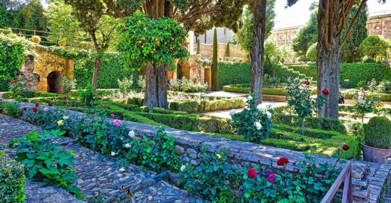 Alhambra’s Gardens: Generalife, Partal, Alcazaba, & Carlos V