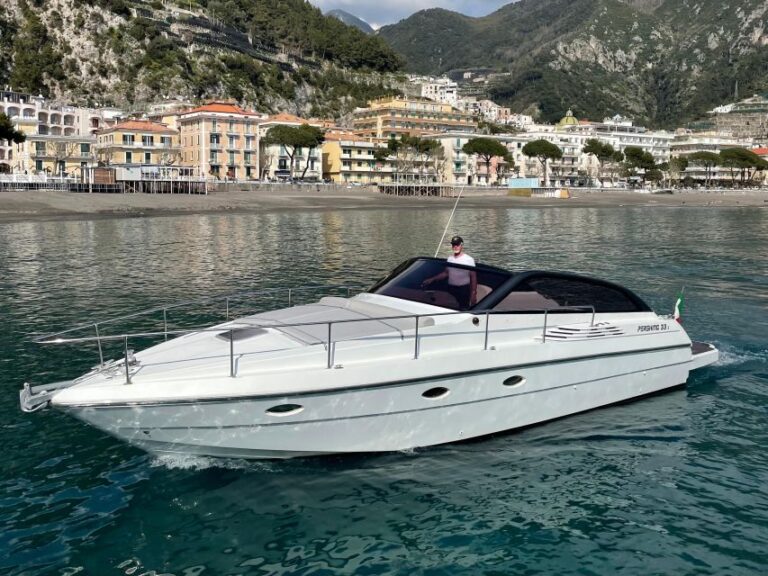 Amalfi Coast: Scenic Boat Private Tour With Aperitif