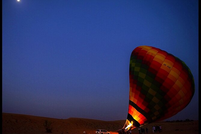 Amazing Dubai Beautiful Desert By Hot Air Balloon & ( Falcon Show )