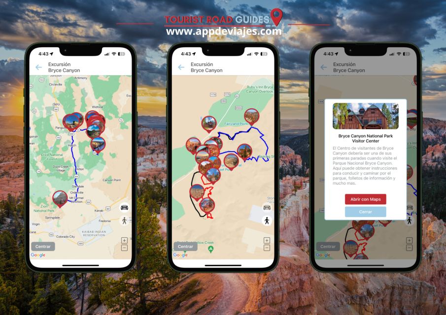 1 app self guided road routes bryce canyon App Self-Guided Road Routes Bryce Canyon