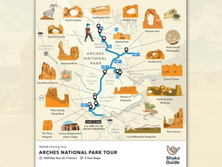 Arches National Park: Driving Tour With Audio Guide