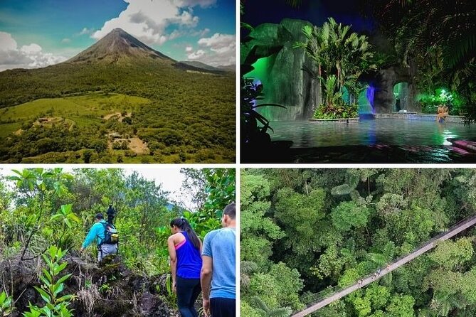 Arenal Volcano One Day Combo Tour From Guanacaste Incl. Lunch
