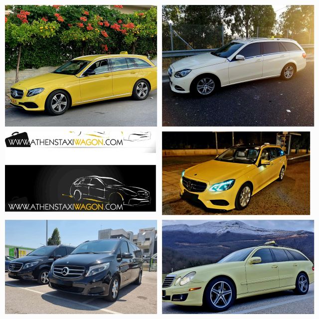 Athens: Airport Private Transfer by Mercedes E Class Wagon