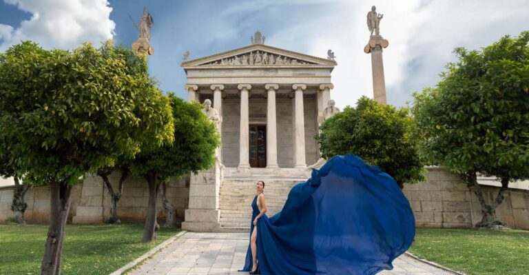 Athens: Flying Dress Photoshoot Express Package