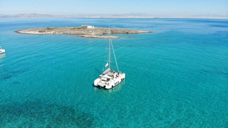 Athens: Half-Day Morning Catamaran Cruise