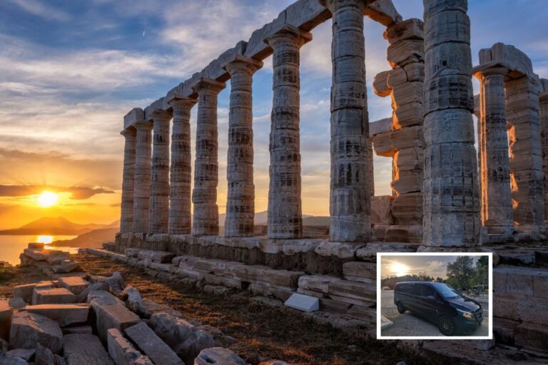 Athens: Wchair Accessible Tour to Sounion & Vouliagmeni Lake