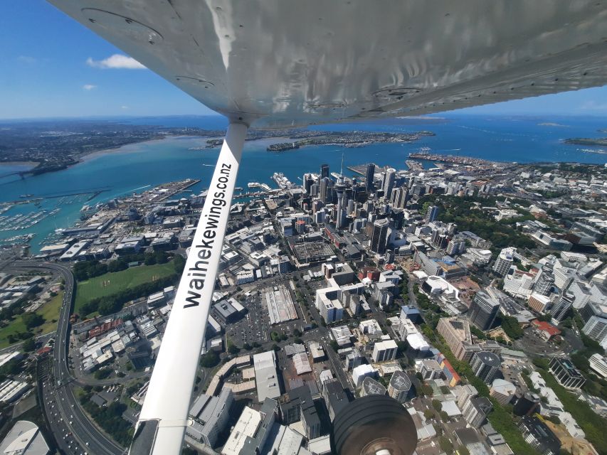 1 auckland auckland city hauraki gulf scenic flight Auckland: Auckland City & Hauraki Gulf Scenic Flight