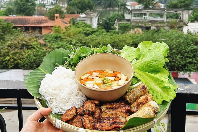 Authentic Bun Cha Hanoi Making – With Skyline View of Westlake